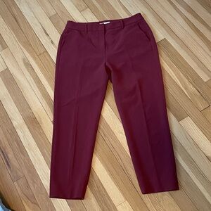 Boden Dress Pants in Deep Wine